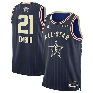 Joel Embiid Jordan Brand Unisex 2024 NBA All Charming Star Game Swingman Jersey Navy - Confort et style combinés - Pour un look exceptionnel