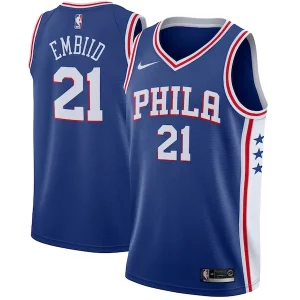 Joel Embiid Philadelphia 76ers Nike Swingman Notable Jersey Royal Icon Edition - Événement exclusif - Soyez l'un des premiers à avoir ce maillot