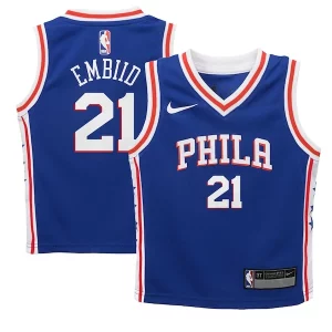 Joel Embiid Philadelphia 76ers Nike Toddler Incontournable Swingman Player Jersey Icon Edition Royal - Édition commemorative - Souvenez-vous des moments inoubliables