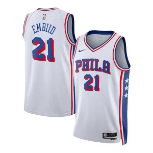 Joel Embiid Philadelphia Premium 76ers Nike Youth Swingman Jersey Association Edition White - Maillot de marque reconnue - Faites confiance à la qualité