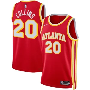 John Collins Atlanta Hawks Nike Unisex Swingman Jersey Icon Edition Red Unique - Idéal pour les collectionneurs - Qualité premium garantie