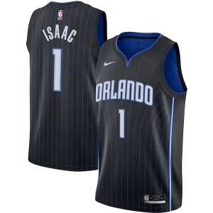 Jonathan Isaac Orlando Magic Nike Swingman Jersey Black Authentique Icon Edition - Idéal pour les soirées de sport - Montrez votre style