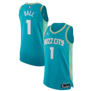 Jordan Brand LaMelo Ball Charlotte Hornets Gracieux Authentic Jersey City Edition Teal - Maillot de qualité supérieure - Durable et résistant