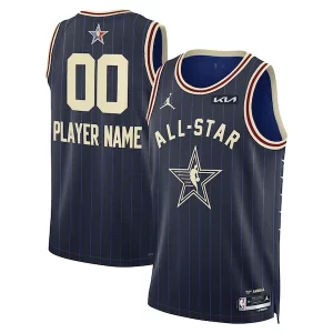 Jordan Premium Brand Unisex 2024 NBA All Star Game Swingman Custom Jersey Navy - Fait à la main - Un produit unique et de qualité
