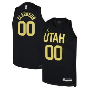 Jordan Élégant Clarkson Utah Jazz Jordan Brand Youth Swingman Jersey Statement Edition Black - Style contemporain - Restez à la mode avec ce maillot