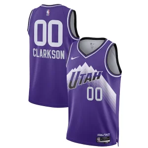 Jordan Clarkson Utah Jazz Nike Unisex 2023/24 Splendide Swingman Jersey Purple City Edition - Livraison gratuite - Économisez sur les frais d'expédition