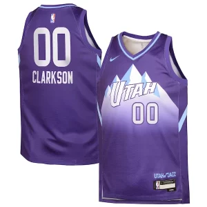 Jordan Clarkson Utah Incontournable Jazz Nike Youth 2024/25 Swingman Player Jersey City Edition Purple - Maillot de collection - Un bijou pour les amateurs