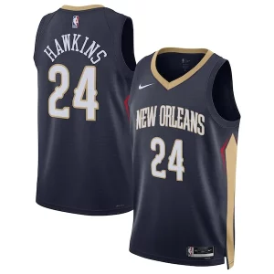 Jordan Authentique Hawkins New Orleans Pelicans Nike Unisex Swingman Jersey Icon Edition Navy - Offre spéciale - Achetez maintenant et économisez