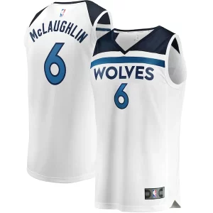 Jordan McLaughlin Minnesota Timberwolves Youth Fast Break Replica Player Prime Jersey Association Edition White - Stock limité - Commandez vite votre maillot exclusif