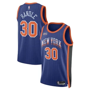 Julius Randle New York Knicks Nike Unisex 2023/24 Swingman Charming Jersey Blue City Edition - Promotion limitée - Profitez de la réduction avant qu'elle ne soit terminée