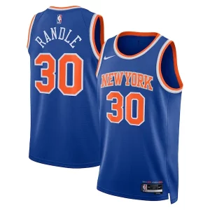 Julius Haut de gamme Randle New York Knicks Nike Unisex Swingman Jersey Icon Edition Blue - Maillot de championnat - Revivez les victoires glorieuses