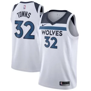 Karl Magnifique Anthony Towns Minnesota Timberwolves Nike Swingman Jersey White Association Edition - Vêtement de fan emblématique - Montrez votre amour pour l'équipe