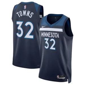 Karl Anthony Towns Minnesota Timberwolves Nike Unisex Élégant Swingman Jersey Icon Edition Navy - Fait à la main - Un produit unique et de qualité