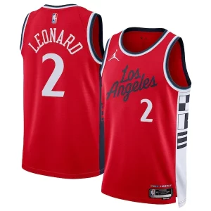 Kawhi Charming Leonard LA Clippers Jordan Brand Unisex 2024/25 Swingman Jersey Statement Edition Red - Confort et style combinés - Pour un look exceptionnel