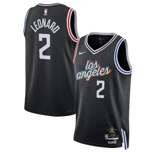 Kawhi Leonard LA Clippers Nike Unisex 2022/23 Moderne Swingman Jersey City Edition Black - Maillot de qualité supérieure - Durable et résistant