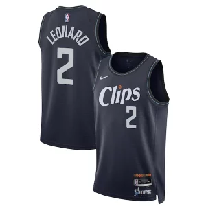 Kawhi Leonard LA Clippers Nike Unisex 2023/24 Swingman Jersey Navy Dashing City Edition - Maillot de marque reconnue - Faites confiance à la qualité