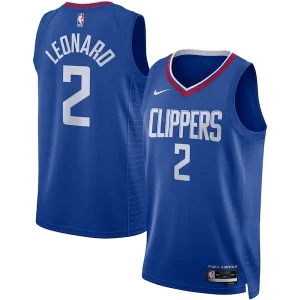 Kawhi Leonard LA Clippers Nike Unisex Swingman Jersey Icon Luxueux Edition Royal/White - Maillot de qualité supérieure - Durable et résistant