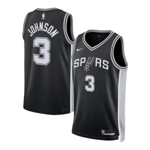 Keldon Johnson San Antonio Spurs Nike Unisex Moderne Swingman Jersey Association Edition Black - Livraison gratuite - Économisez sur les frais d'expédition