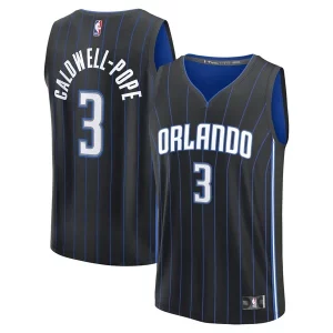 Kentavious Caldwell Pope Orlando Magic Youth Fast Break Replica Player Jersey Icon Personalisable Edition Black - Pour les fans de la ligue - Un maillot authentique de la compétition