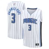 Kentavious Caldwell Pope Collectible Orlando Magic Youth Fast Break Replica Player Jersey Association Edition White - Pour les joueurs de basketball amateurs - Adapté à tous les styles de jeu