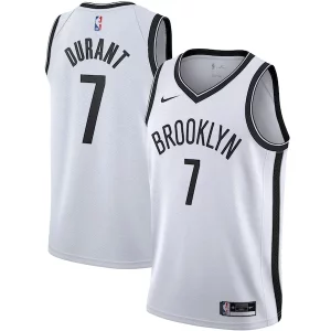 Kevin Durant Brooklyn Nets Nike 2020/21 Swingman Jersey Vibrant White Association Edition - Design innovant - Écarte-vous du commun des mortels