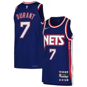 Kevin Durant Brooklyn Nets Nike Authentic Player Jersey City Authentique Edition Blue - Confort et style combinés - Pour un look exceptionnel