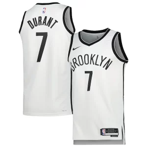 Kevin Durant Brooklyn Nets Nike Unisex Swingman Jersey Association Tendance Edition White/Black - Garantie satisfaction - Si vous n'êtes pas satisfait