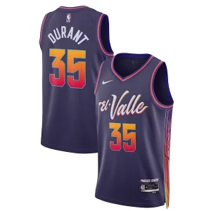 Kevin Durant Phoenix Suns Nike Unisex 2023/24 Swingman Jersey Purple City Edition Refiné - Édition commemorative - Souvenez-vous des moments inoubliables