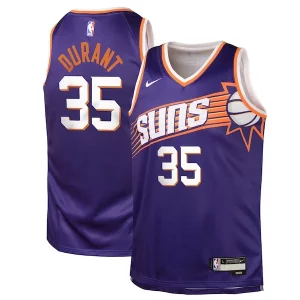 Kevin Durant Phoenix Suns Nike Youth Swingman Jersey Dashing Purple Icon - Maillot authentique - Reproduit avec soin