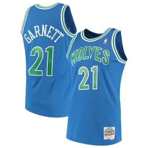 Kevin Garnett Minnesota Timberwolves 1995/96 Vibrant Hardwood Classics Swingman Jersey Blue - Idéal pour les soirées de sport - Montrez votre style
