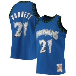Kevin Garnett Minnesota Timberwolves 2003/04 Hardwood Classics NBA 75th Anniversary Diamond Collectible Swingman Jersey Blue - Collectionner ce maillot rare - Augmentez la valeur de votre collection