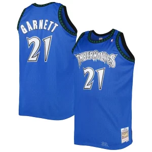 Kevin Garnett Minnesota Timberwolves Big & Tall Hardwood Classics 2003/04 Swingman Jersey Prime Blue - Design innovant - Écarte-vous du commun des mortels