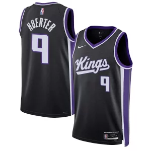 Kevin Huerter Sacramento Kings Nike Unisex Swingman Jersey Association Edition Black Vibrant - Édition limitée - Uniques dans leur genre