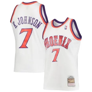 Kevin Johnson Phoenix Suns 1988/89 Hardwood Classics Swingman Jersey White Uniques - Promotion limitée - Profitez de la réduction avant qu'elle ne soit terminée