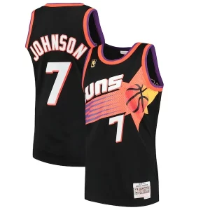 Kevin Johnson Phoenix Suns 1996/97 Hardwood Classics Swingman Stylish Jersey Black - Idéal pour les soirées de sport - Montrez votre style