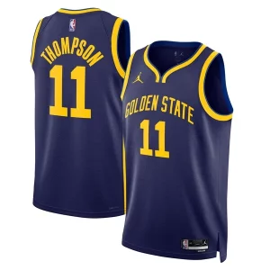 Klay Thompson Golden State Warriors Jordan Brand Unisex Swingman Splendide Jersey Statement Edition Navy - Édition commemorative - Souvenez-vous des moments inoubliables