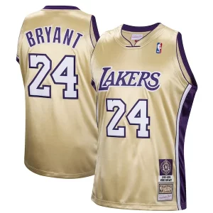 Kobe Bryant Los Angeles Lakers Hall of Fame Class of 2020 #24 Authentic Hardwood Classics Collectible Jersey Gold - Dernières unités - Ne manquez pas cette opportunité