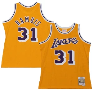 Kurt Rambis Los Angeles Lakers 1984/85 Sophistiqué Swingman Jersey Gold - Promotion limitée - Profitez de la réduction avant qu'elle ne soit terminée