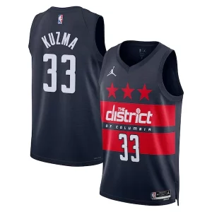 Kyle Kuzma Washington Wizards Jordan Brand Unisex 2024/25 Swingman Tendance Jersey Statement Edition Navy - Nouvelle arrivée - Êtes-vous prêt pour la saison ?
