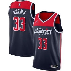 Kyle Tendance Kuzma Washington Wizards Jordan Brand Unisex Swingman Jersey Statement Edition Navy - Parfait pour le match jour - Montrez votre support avec style