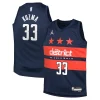 Kyle Kuzma Washington Wizards Jordan Brand Youth Swingman Jersey Statement Exclusif Edition Navy - Pour les joueurs de basketball amateurs - Adapté à tous les styles de jeu
