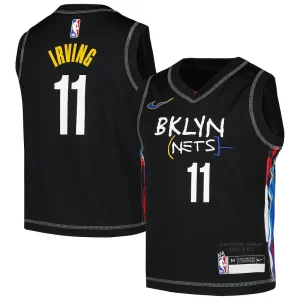 Kyrie Irving Confortable Brooklyn Nets Nike Preschool 2020/21 Swingman Jersey City Edition Black - Livraison gratuite - Économisez sur les frais d'expédition