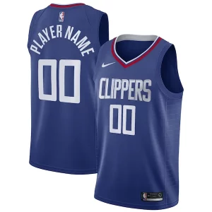 LA Clippers Nike 2020/21 Swingman Custom Jersey Icon Edition Royal Vibrant - Garantie satisfaction - Si vous n'êtes pas satisfait