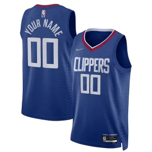 LA Clippers Nike 2021/22 Diamond Swingman Custom Jersey Icon Edition Confortable Royal - Pour les matchs d'athlétisme - Restez frais et confortable