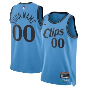 LA Clippers Élégant Nike Unisex 2024/25 Custom Swingman Jersey City Edition Light Blue - Livraison gratuite - Économisez sur les frais d'expédition