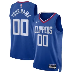LA Clippers Nike Unisex Swingman Custom Jersey Royal Icon Edition Sophistiqué - Idéal pour les collectionneurs - Qualité premium garantie