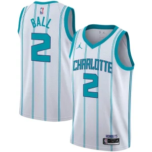 LaMelo Ball Charlotte Hornets Jordan Brand 2020/21 Swingman Player Jersey Moderne Association Edition White - Promotion limitée - Profitez de la réduction avant qu'elle ne soit terminée
