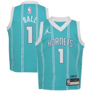 LaMelo Ball Charlotte Hornets Jordan Brand Preschool Swingman Player Jersey Charming Icon Edition Teal - Parfait pour le match jour - Montrez votre support avec style