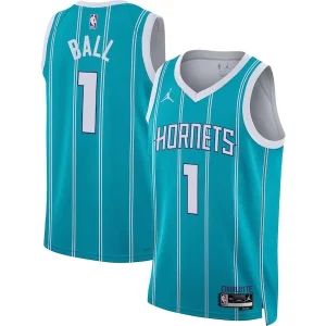 LaMelo Ball Charlotte Hornets Jordan Brand Notable Unisex Swingman Jersey Icon Edition Teal/White - Giftez-le à un fan dévoué - Livraison en temps pour les fêtes