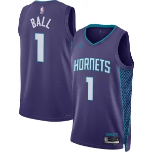 LaMelo Ball Charlotte Hornets Jordan Brand Unisex Swingman Jersey Statement Edition Incontournable Purple - Maillot de qualité supérieure - Durable et résistant